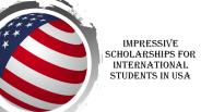 Impressive Scholarships for Students to Study in USA