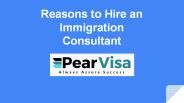 Reasons to Hire an Immigration Consultant