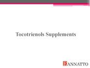 Tocotrienol Supplement