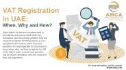 VAT Registration in UAE: When, Why and How?