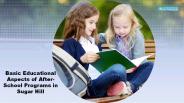 asic Educational Aspects of After-School Programs in Sugar Hill