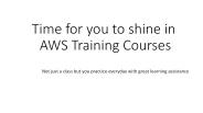 AWS Training in Chennai