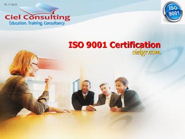 ISO 9001 certification