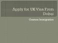 Apply UK Visa From Dubai | Cosmos Immigration PowerPoint PPT Presentation