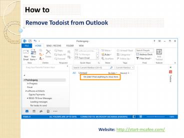 How to Remove Todoist from Outlook
