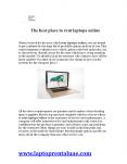 The best place to rent laptops online PowerPoint PPT Presentation