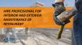 Hire Professional for Interior and Exterior Maintenance of Restaurant PowerPoint PPT Presentation