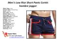 Men's Low Rise Short Pants cortos hombre jogger PowerPoint PPT Presentation