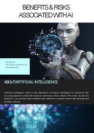 Benefits & Risks Associated with AI