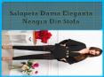 Salopeta Dama Eleganta Neagra Din Stofa PowerPoint PPT Presentation