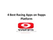 4 Best Racing Apps on 9apps Platform
