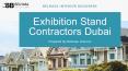 Exhibition Stand Contractors Dubai PowerPoint PPT Presentation