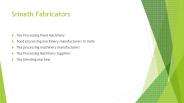 Tea Processing Machinery Suppliers