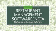 Get the Best Restaurant Management Software in India