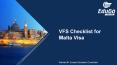 Malta VFS Checklist By Edugo Abroad PowerPoint PPT Presentation