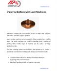 Engraving Buttons with Laser Machines (1) PowerPoint PPT Presentation