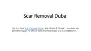 Scar Removal Dubai