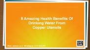 8 Amazing health Benefits of copper