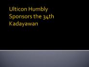 Ulticon Humbly Sponsors the 34th Kadayawan