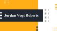 Jordan Vogt-Roberts Director Celebrity Profile PowerPoint PPT Presentation
