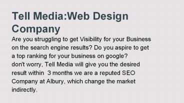 SEO Company Albury