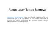 About Laser Tattoo Removal