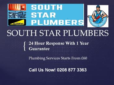 Emergency Plumbing & Heating Services in Ealing