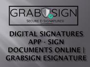 Digital Signatures App - Sign Documents Online