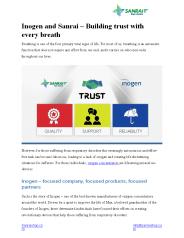 Inogen and Sanrai – Building trust with every breath