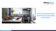 Small Kitchen Design Ideas for Indian Apartments