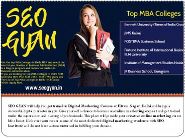 MBA / PGDM  Admission 2020