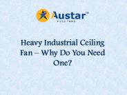 Heavy Industrial Ceiling Fan Manufacturers