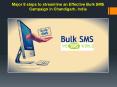 Major 8 steps to streamline an Effective Bulk SMS Campaign in Chandigarh, India PowerPoint PPT Presentation