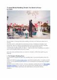 5 Latest Bridal Wedding Trends You Need to Know for 2020 PowerPoint PPT Presentation