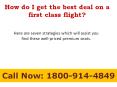 How do I get the best deal on a first class flight
