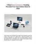 5 Best WooCommerce Hosting Provider For Your Online Store In 2020 PowerPoint PPT Presentation