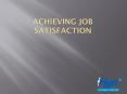 Achieving Job Satisfaction - Flyerjobs PowerPoint PPT Presentation