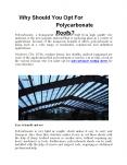 Why Should You Opt For Polycarbonate Roofs - Tuflite Polymers PowerPoint PPT Presentation