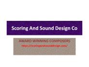 Music for Film, Scoring Company