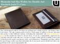 Minimalist And Slim Wallets Are Durable And Absolutely Joyful To Carry PowerPoint PPT Presentation
