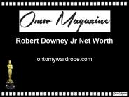 Robert Downey Jr net worth