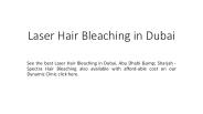 Laser Hair Bleaching