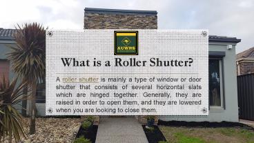 Roller Shutters