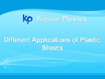 Different applications of transparent acrylic sheets (1)