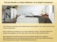 Tuft and Needle vs Casper Mattress