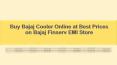 Buy Bajaj Cooler Online at Best Prices on Bajaj Finserv EMI Store
