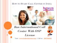 Start Own Call Center | Inbound/Outbound Projects