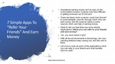 7 Simple Apps To “Refer Your Friends” And Earn Money