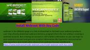 Install Webroot With Key Code