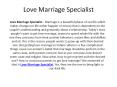 Love Marriage Specialist in India +91 9815196806 PowerPoint PPT Presentation